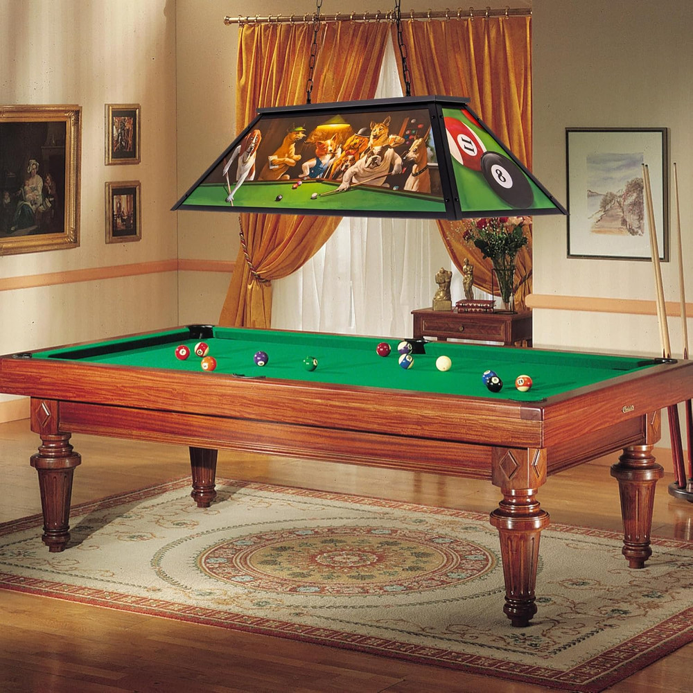 Pool Table Light Dogs Playing Billiards Lights for 7' 8' 9' Pool Table