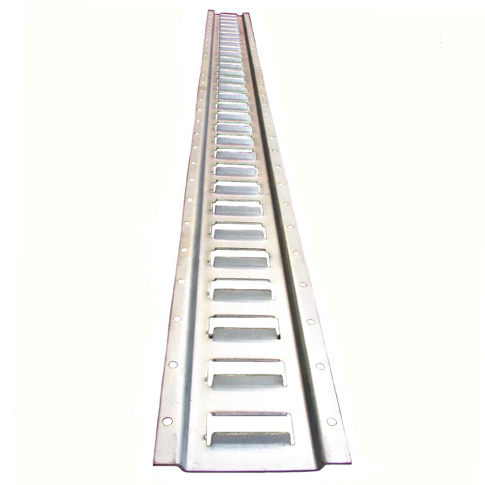 4 Galvanized 5' E-Track Rails with Caps - Straps - O-Rings - Tie Down Kit