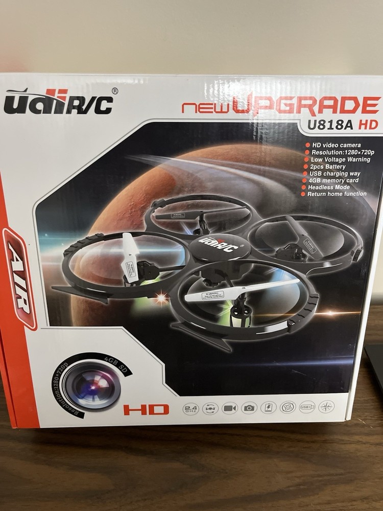 UDIR/C U818A HD Quadcopter Drone Open Box Complete w/ Original Packaging