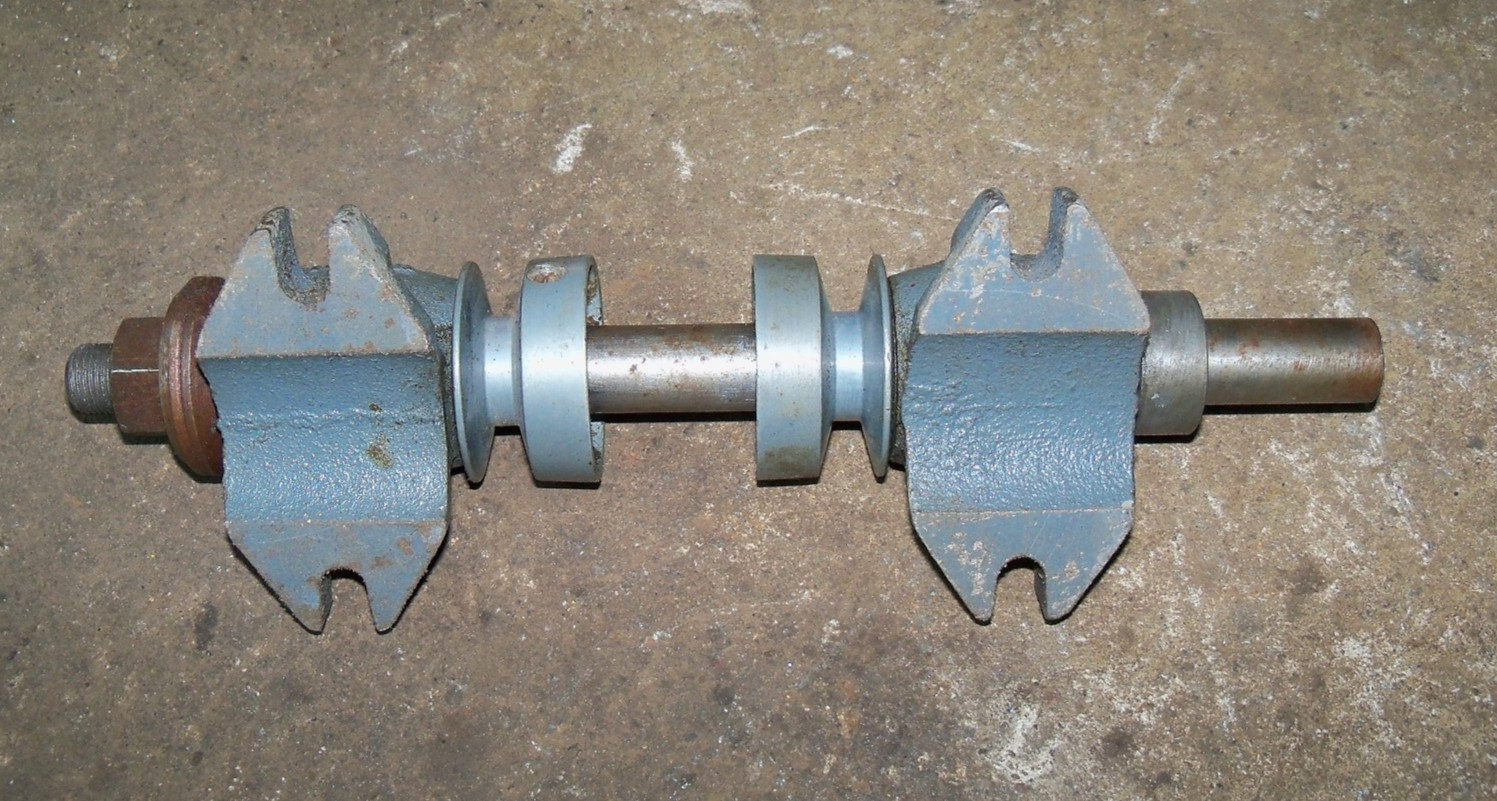 Vintage CRAFTSMAN Belt Drive Grinder Arbor Shaft Bushings Pulleys Collars 018242