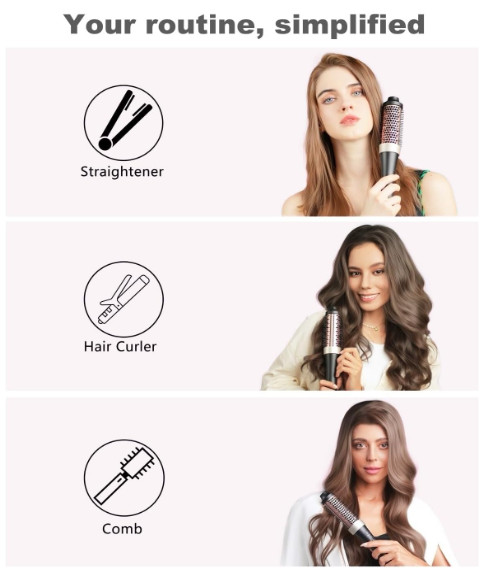 NEW Disstar - Heated Round Brush W/ 360° Ionic Surround Technology
