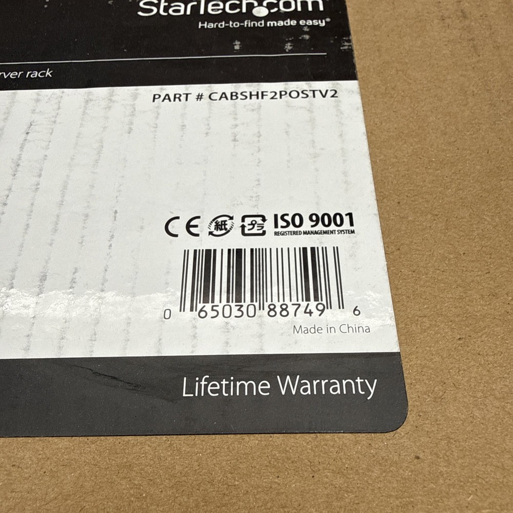 NEW StarTech 2 Post Vented Server Rack Shelf Mount Up to 75 lb. CABSHF2POSTV2