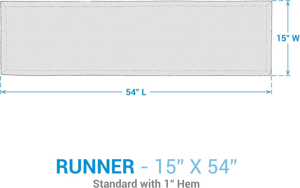 Lemon Pepper Table Runner, 13 X 54