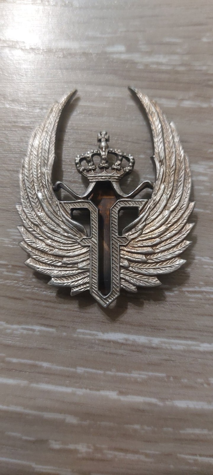 Romanian Royal Aviation pilot-observer badge. 1914-1928.