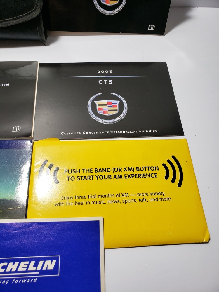 2008 Cadillac CTS Owners Manual Complete Set