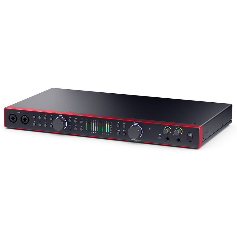 Focusrite Scarlett 18i20 4th Gen USB Audio Interface with Software Suite, Bundle