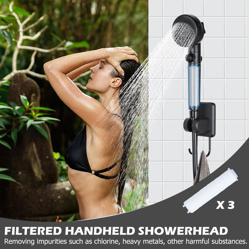 Portable Camping Shower 6000mAh Rechargeable Outdoor Camp Pump for Hiking Travel