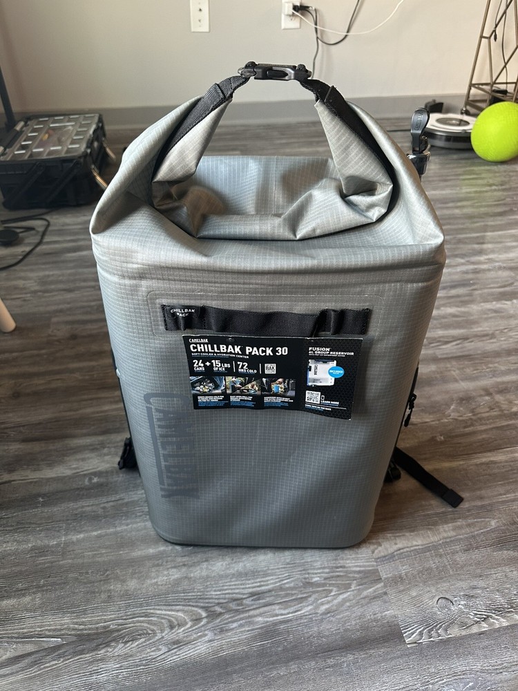 CAMELBAK CHILLBAK 6L Monument Grey 30 Pack Soft Cooler & Hydration Center