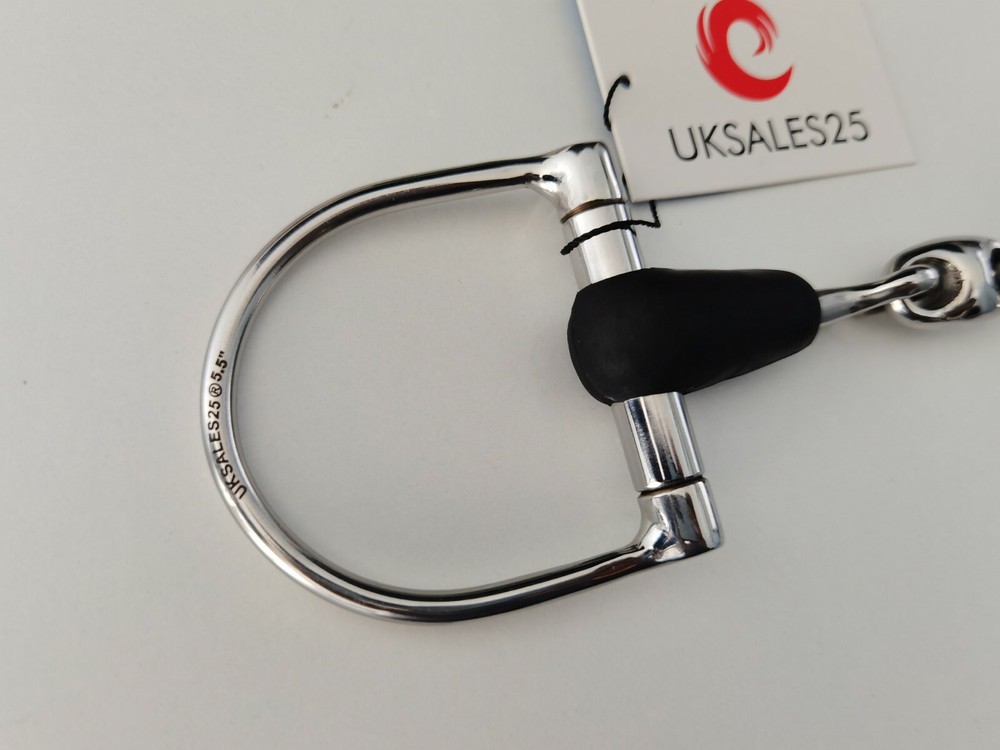 Rubber Covered D Ring Double-Jointed/ Eggbutt SS Snaffle Bit *SAME DAY DISPATCH*