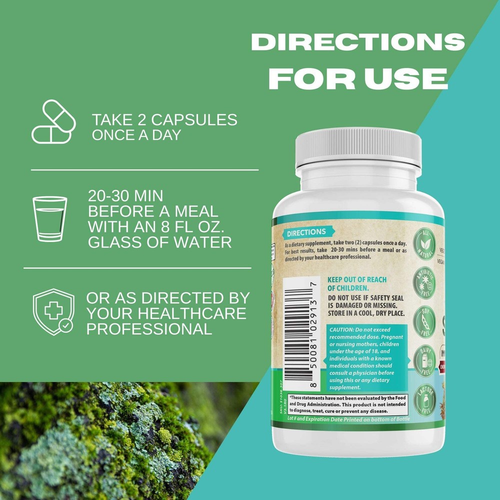 Sea Moss Supplement w/ Bladderwrack & Burdock Root