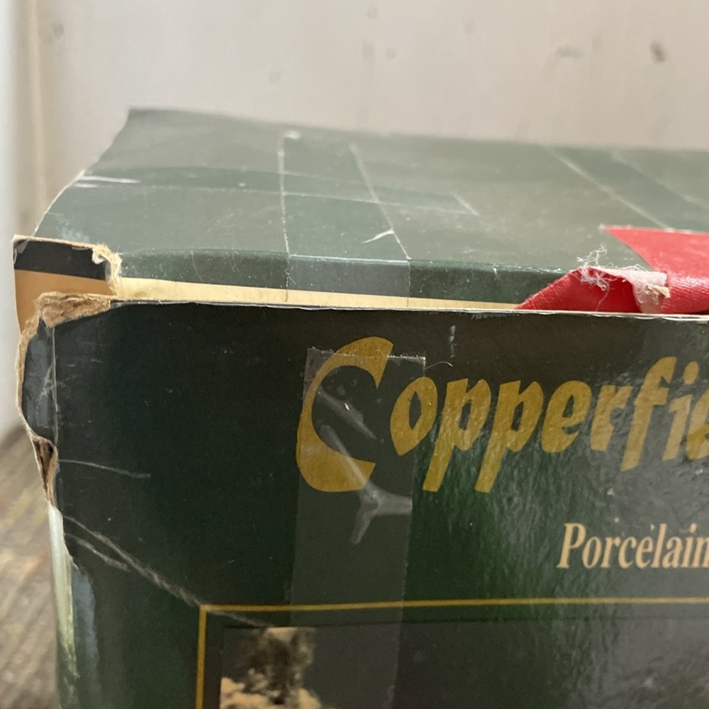 Copperfield Keepsake CAPTAINS FISH & CHIPS Porcelain Lighted House -NO LIGHT