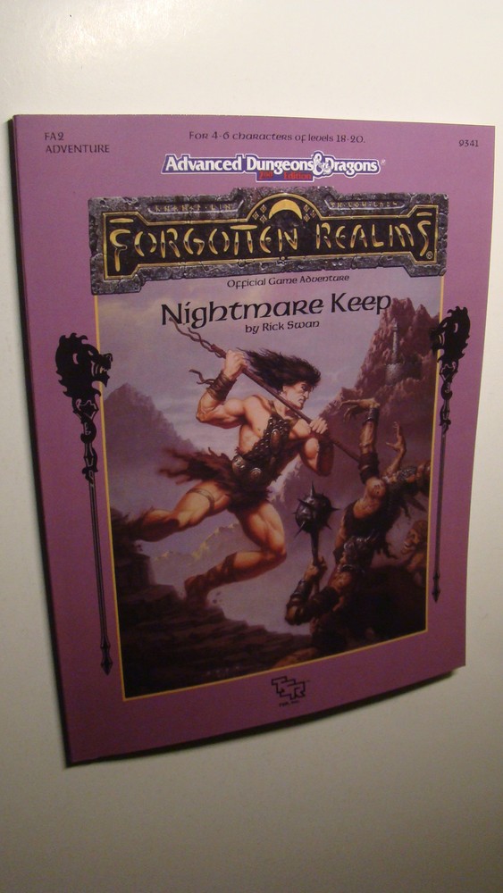 MODULE FA2 - NIGHTMARE KEEP *NEW MINT NEW* DUNGEONS DRAGONS FORGOTTEN REALMS