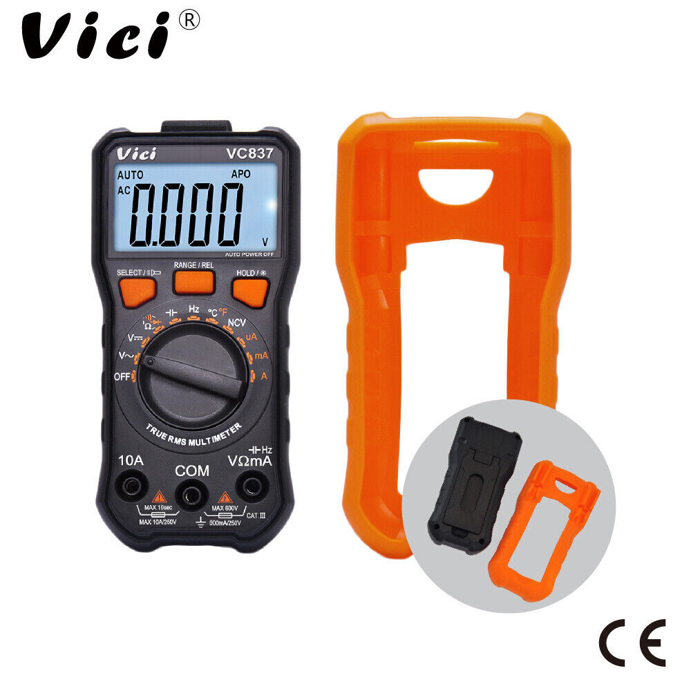 VC837 LCD Digital Auto Voltmeter Ammeter Ohmmeter Multimeter Volt AC/DC Tester