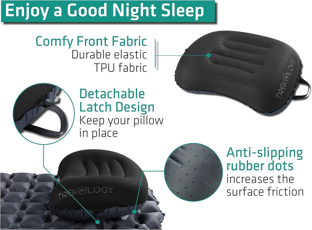 Bundle: Aluft2.0(Black) & UL Sleeping Pad with Pump Sack-Compressible, Compact,