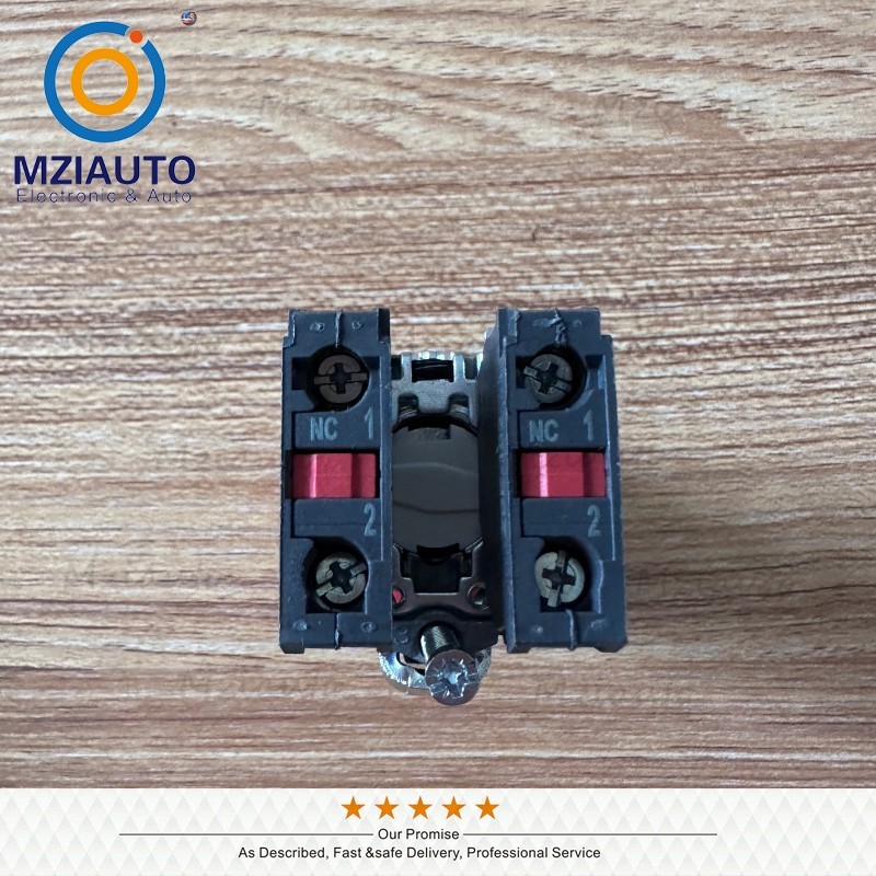 Emergency Stop Button Switch For Schneider XB4BS8444 Ø22 Mushroom Head Ø40 2 NC