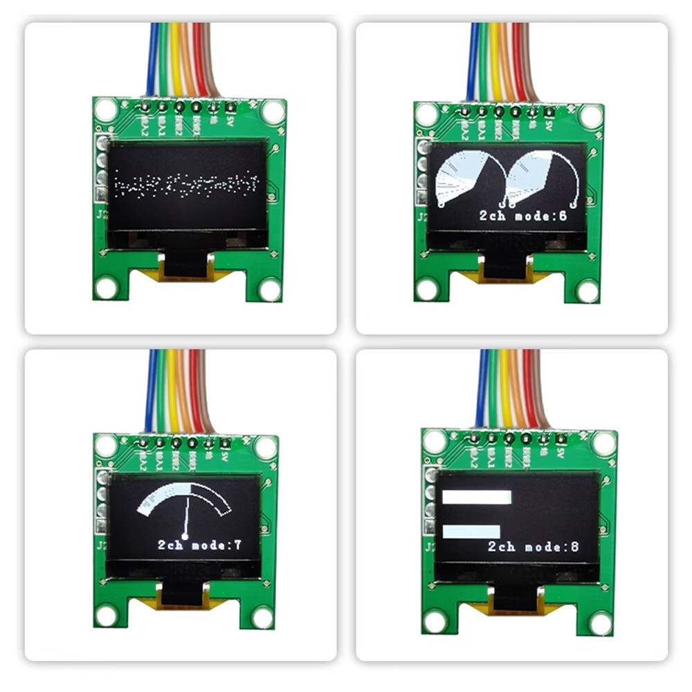 Stereo Music Spectrum Display Analyzer Amplifiers Audio Level Indicator VU Meter