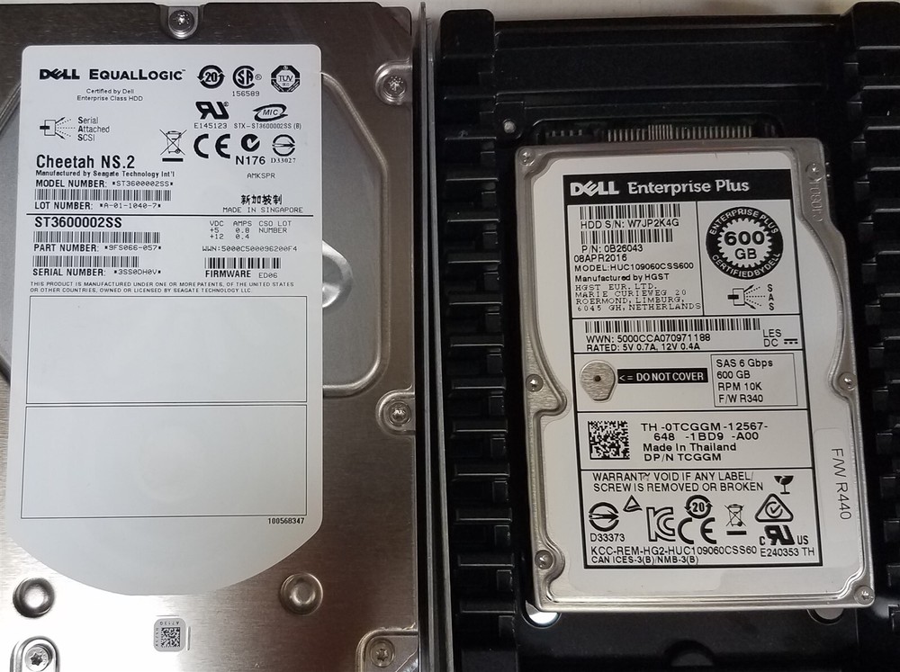 Dell EqualLogic PS6000 16-Bay LFF SAS 9.6TB Storage Array 2*Control 7 Dual PSU
