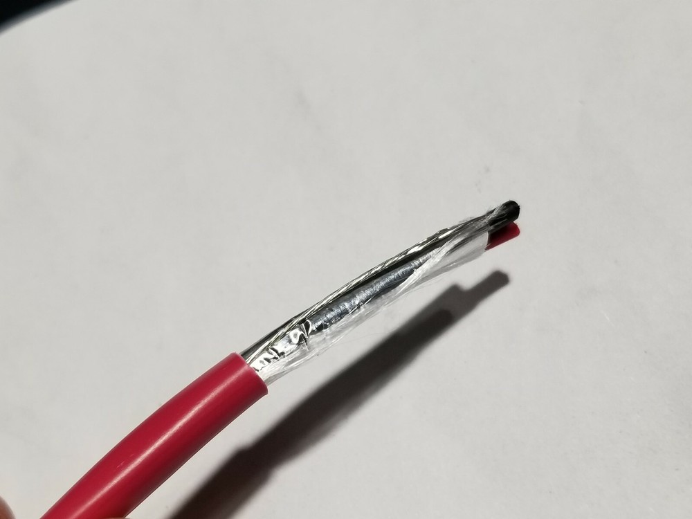 Belden 5200FL 16/2C Stranded Beldfoil Shielded Fire Alarm Cable Riser Red /100ft