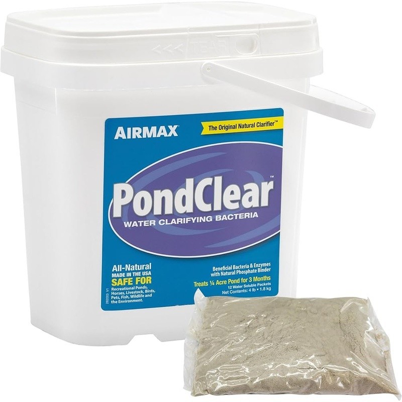 Natural Pond Water Clarifier Bacteria Enzyme Packets EcoBoost Clear Solution New