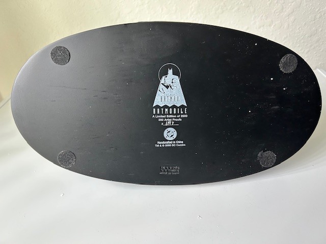 Batman The Animated Series Batmobile Maquette Warner Bros. Studio Store