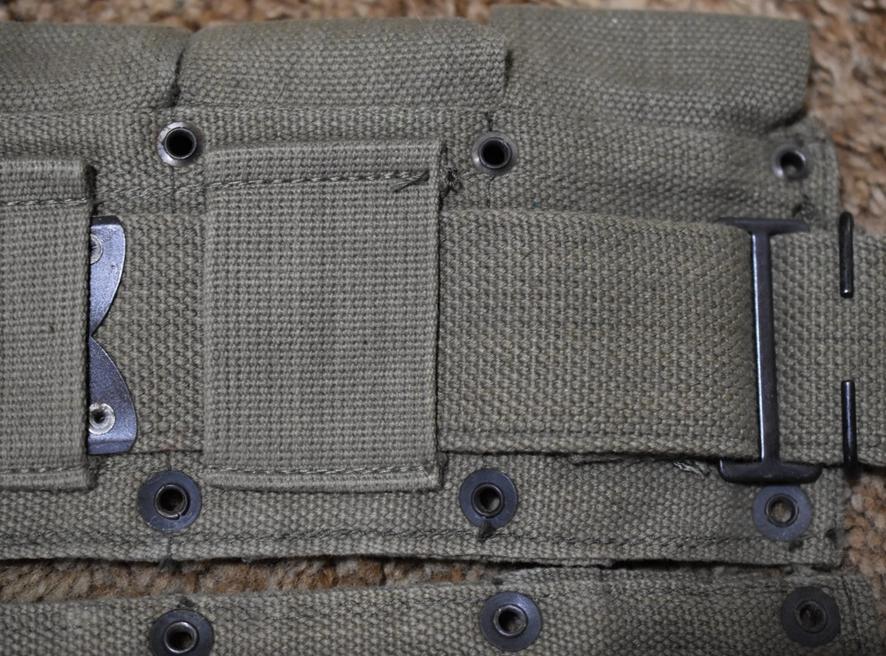 US Army 10 Pocket Ammo Ammunition Belt green