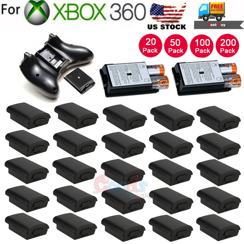 1/2/10/20 AA Battery Back Pack Cover Case Shell For Xbox 360 Wireless Controller