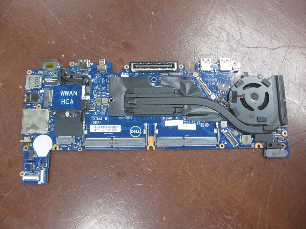 DELL LATITUDE E7270 MOTHERBOARD COMPLETE COMBO INTEL I7 CPU Processor + FAN