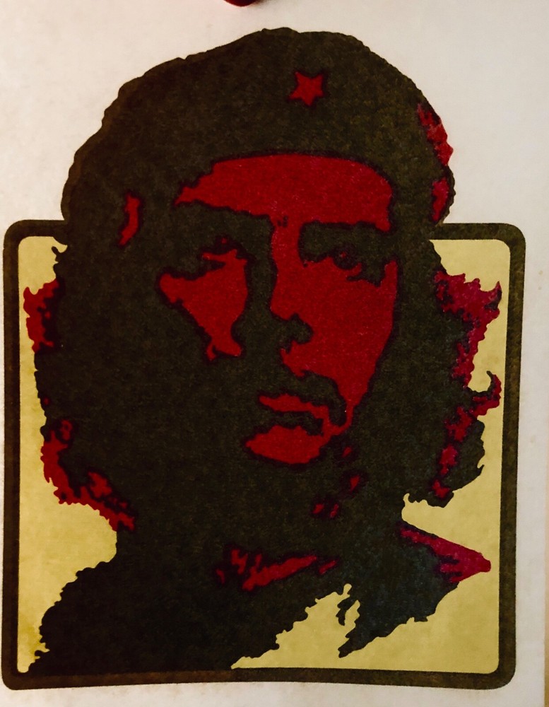 Original Vintage Che Guevara Cuba Iron On Transfer