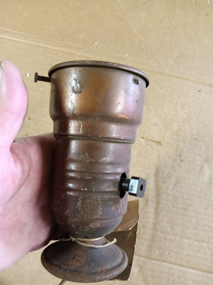 Vintage Large Electric Light Fixture Part, Torchy