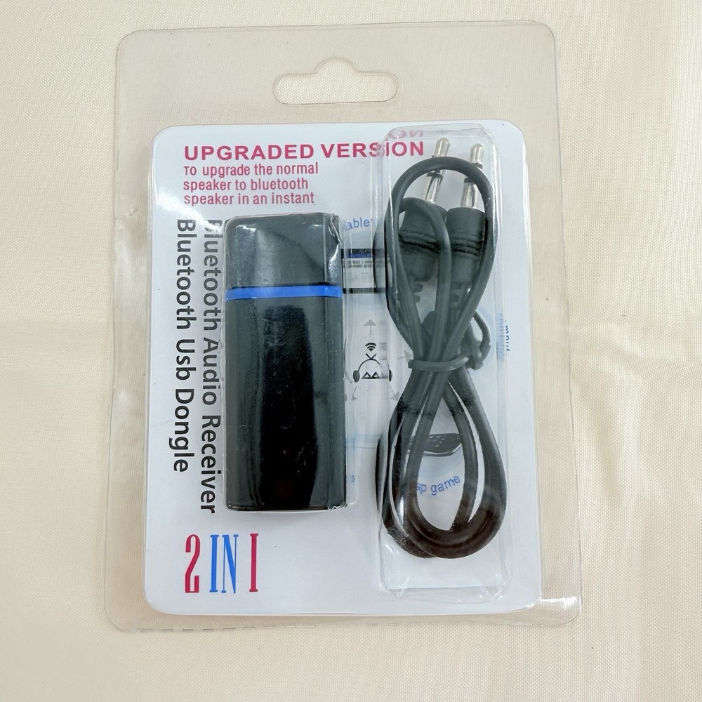 USB Bluetooth Music Stereo Wireless Audio Receiver Adapter 3.5mm