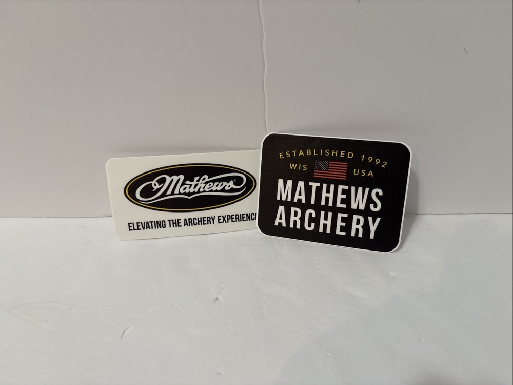 Mathews Archery Sticker Decals (2 Pack) New