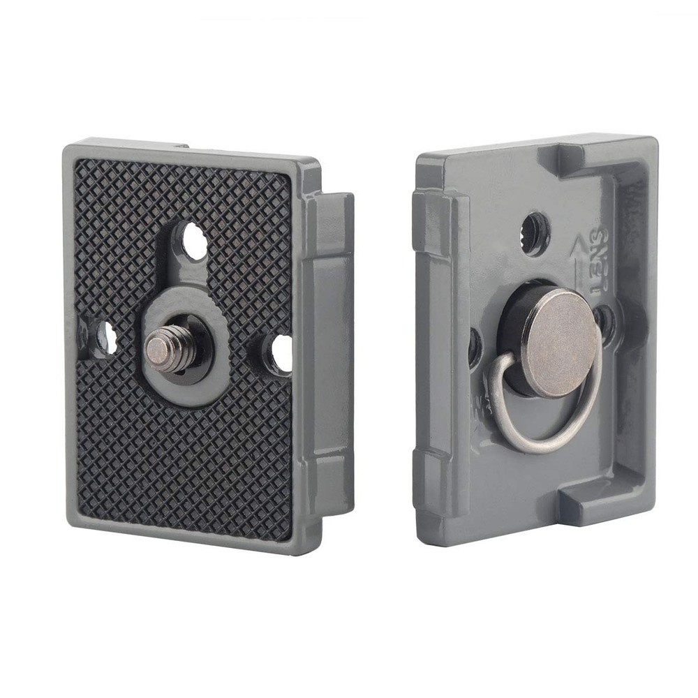Rigdance 200PL-14 Quick Release Plate for Manfrotto 804RC2 2PC Pack, Black