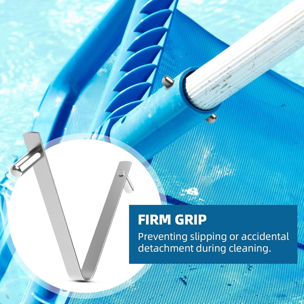 AR PRO Pool Butterfly Clips Stainless 6 Pack New