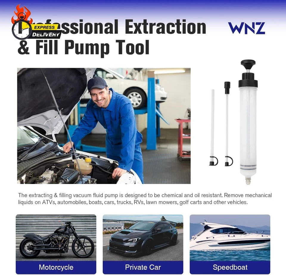 Differential Fluid Pump for Automotive Applications - Efficient Oil Extractor Pu