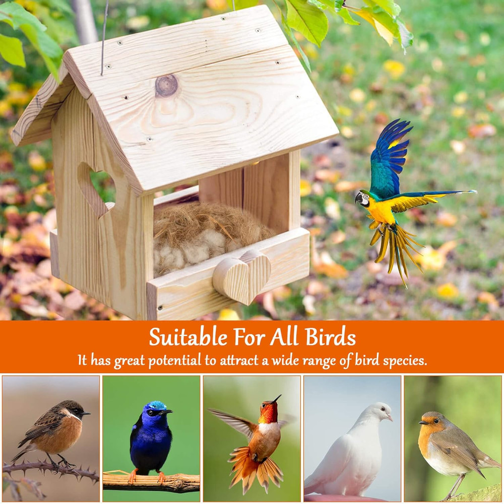 Bird Nesting Material - Bird Nests Bedding Hummingbird Nesting Material Mixing C