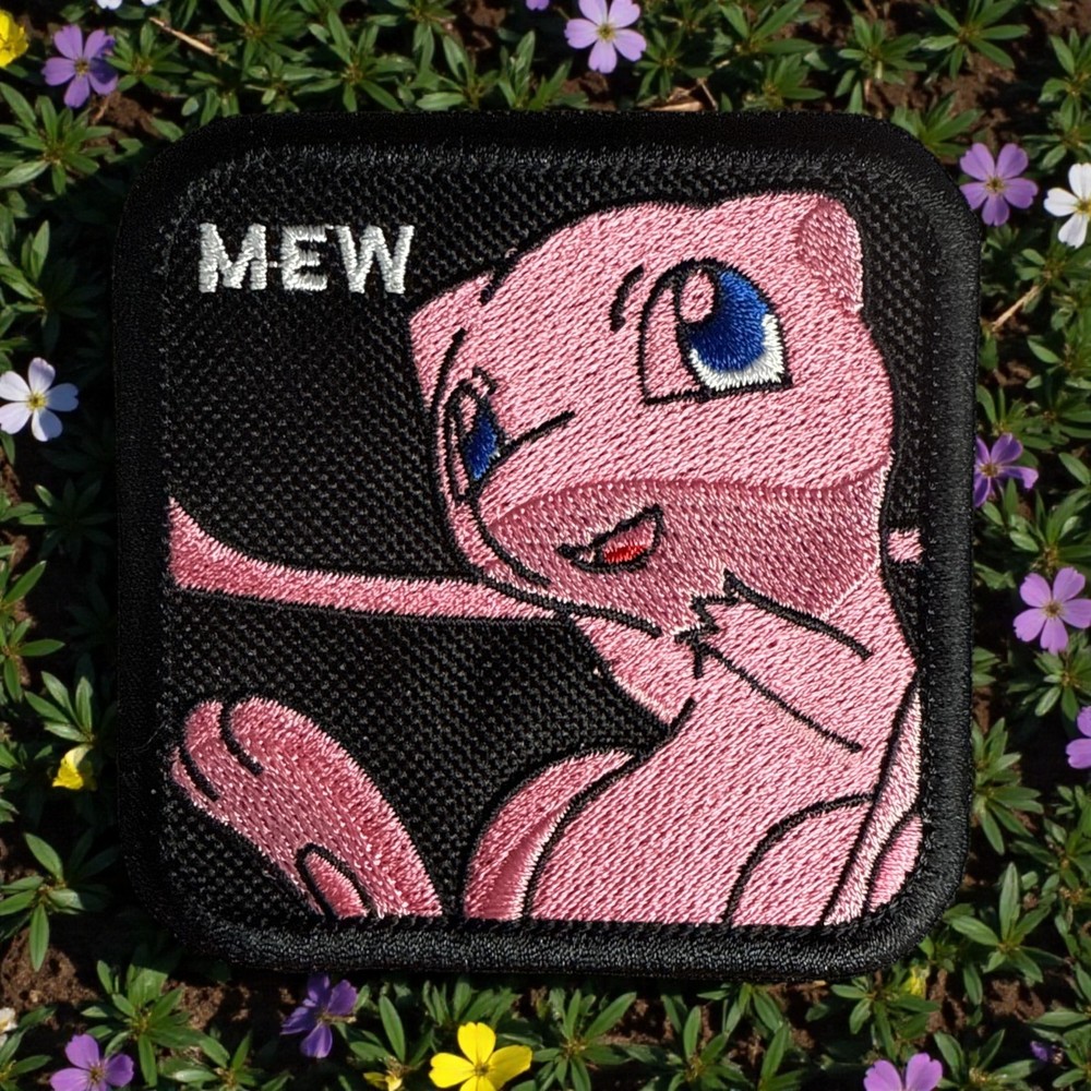 Mew Embroidery Patch Multi Sizes 3-4"
