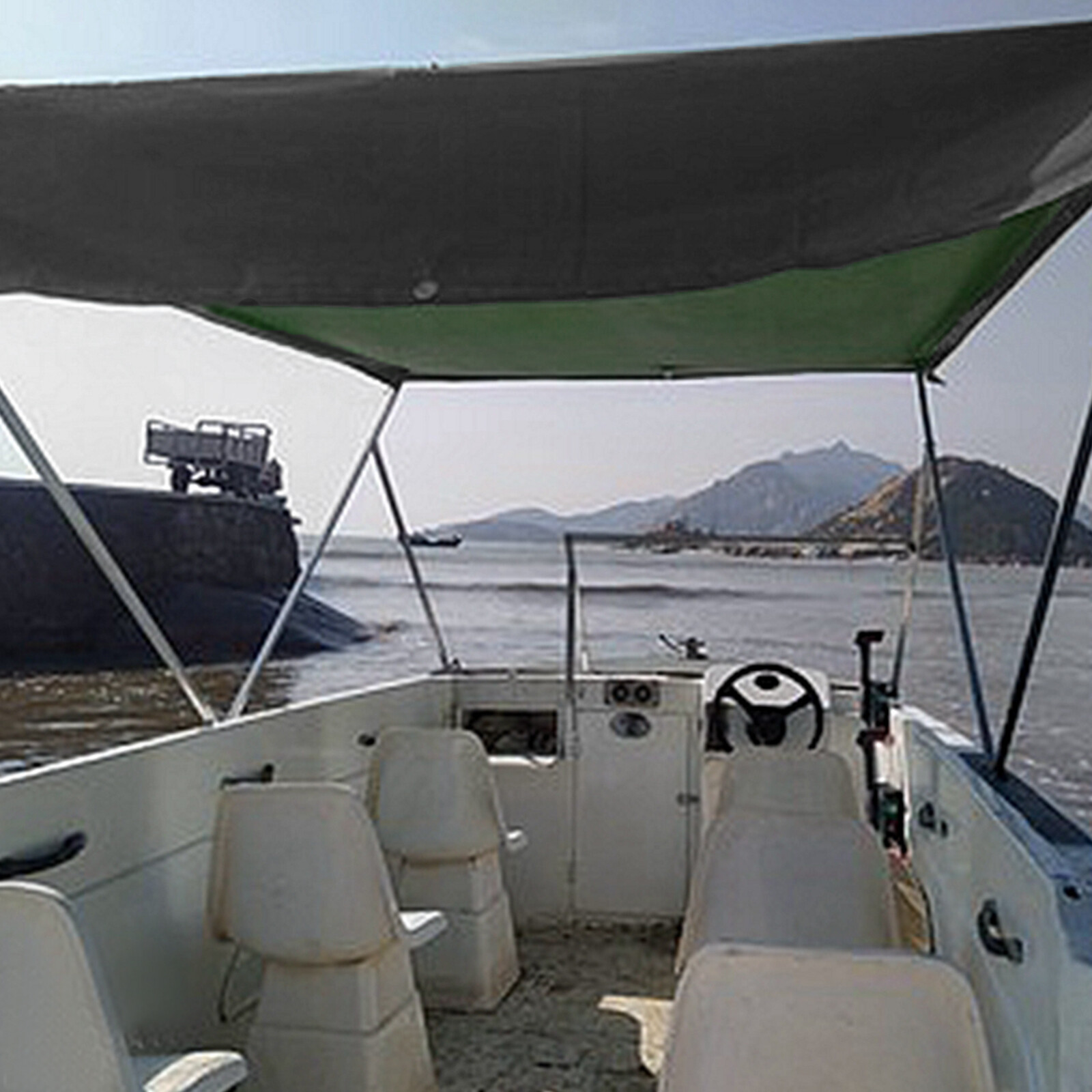 Extra Thick Canvas Tarp 19.4Oz Waterproof UV Resistant Boat Tent Tarpaulin Cover