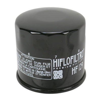 Hiflo HF129 Premium Oil Filter Black
