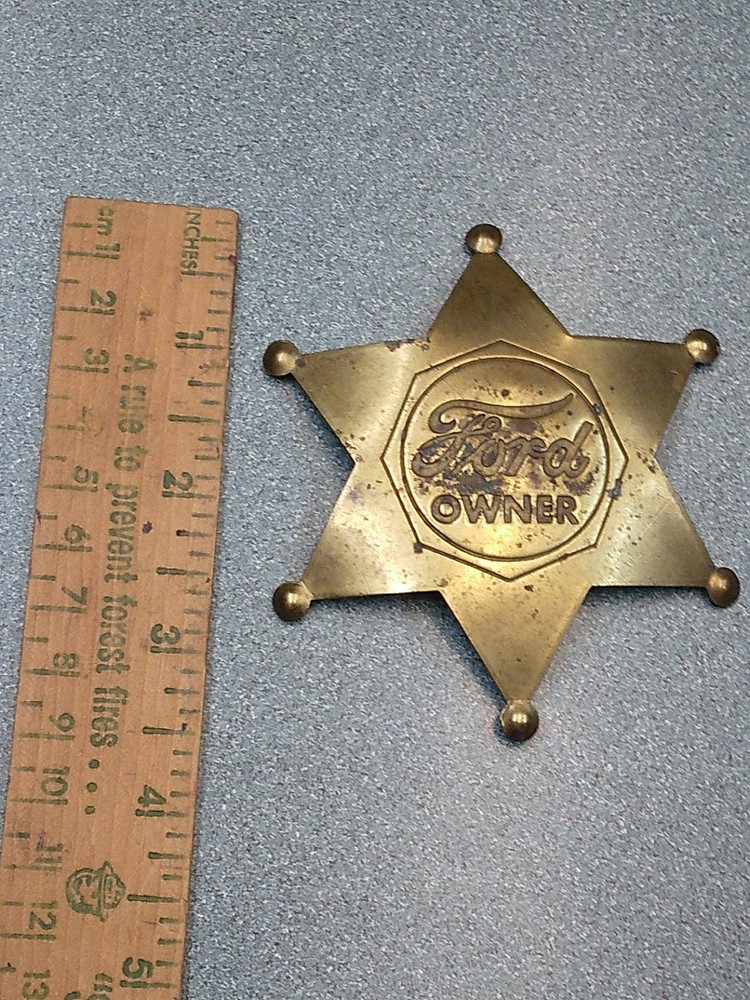 Vintage Ford Sheriff's Badge
