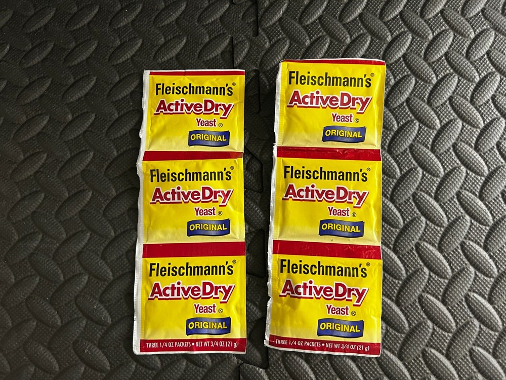 9 Packs Yeast Active Dry 0.75-Ounce Packets