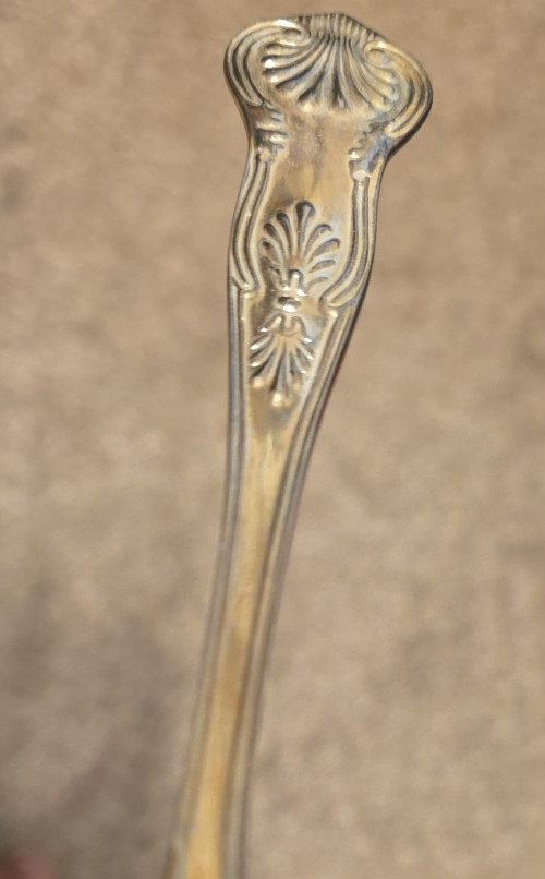 Silver-Plated Pie Server with Ornate Handle