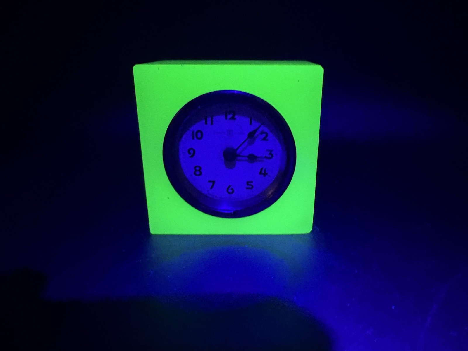 Uranium Glass Clock