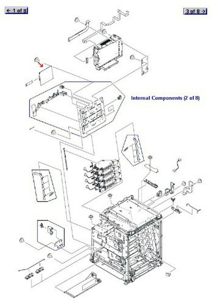HP CLJ 4730 DC Controller RM1-2346-RO