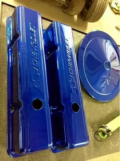 Blue Anodized Coating Spray Can Brake Engine Custom Caliper Paint High Temp