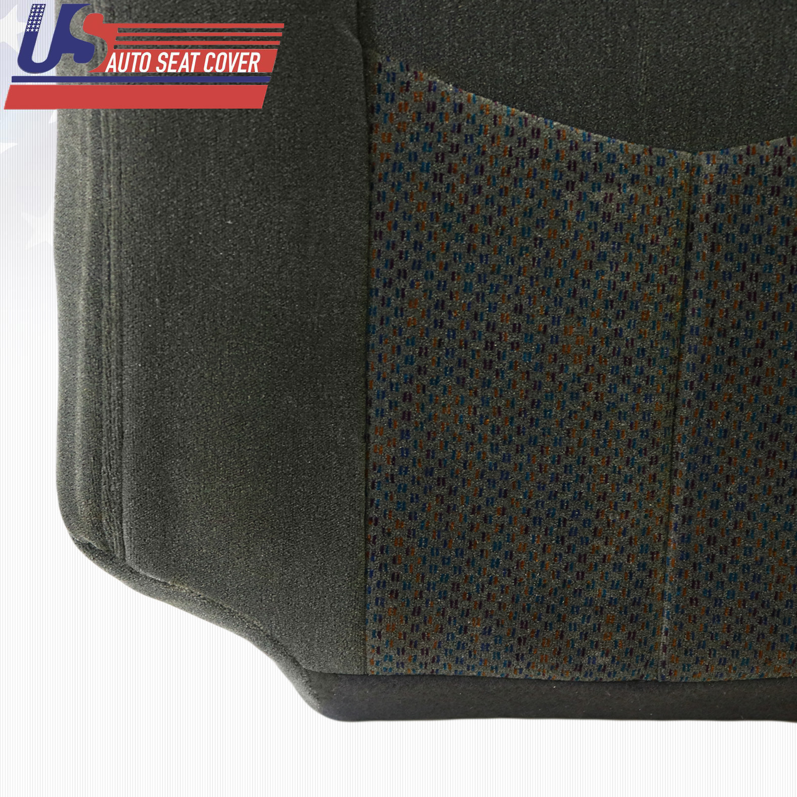 2003 To 2006 Chevy Silverado LS LT Z71 Driver Bottom Cloth Seat Cover Dark Gray