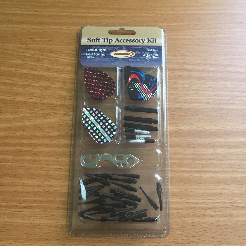 Halex Accessories & Tune Up Kit Package For Soft Tip Darts
