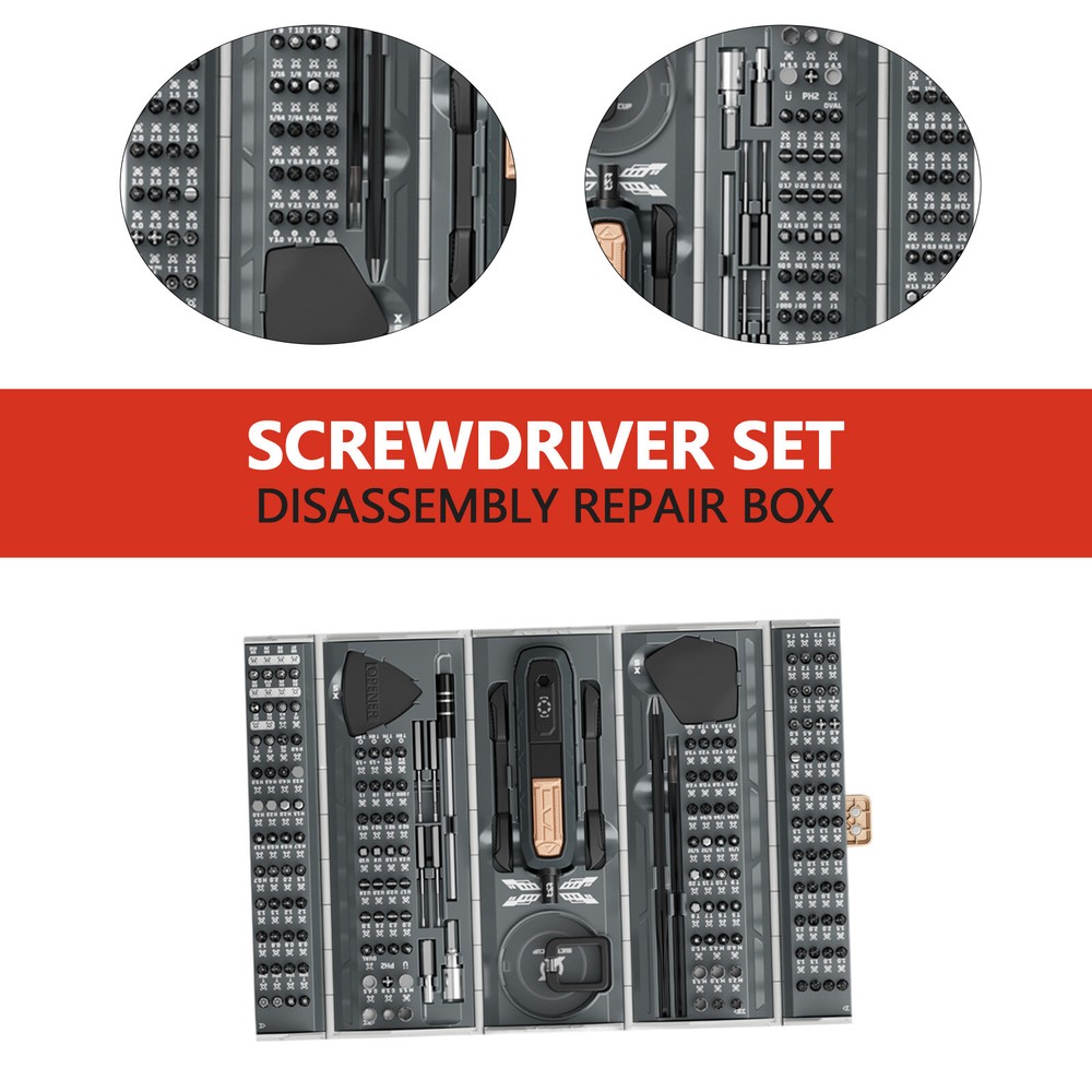 180 in 1 Multifunctional Precision Screwdriver Tool Set Mobile Phone Computer