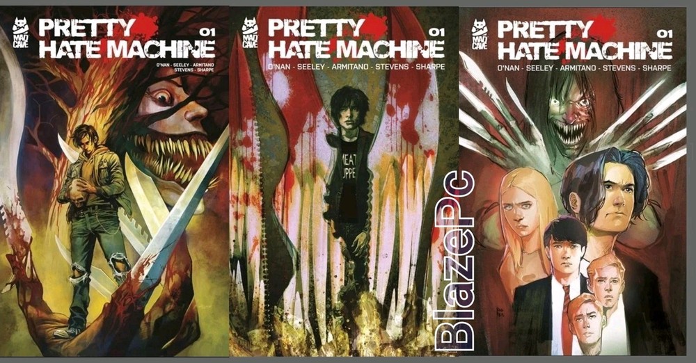 Pretty Hate Machine #1 Cover A B C Variant Set Options Mad Cave Studios 2026 NM
