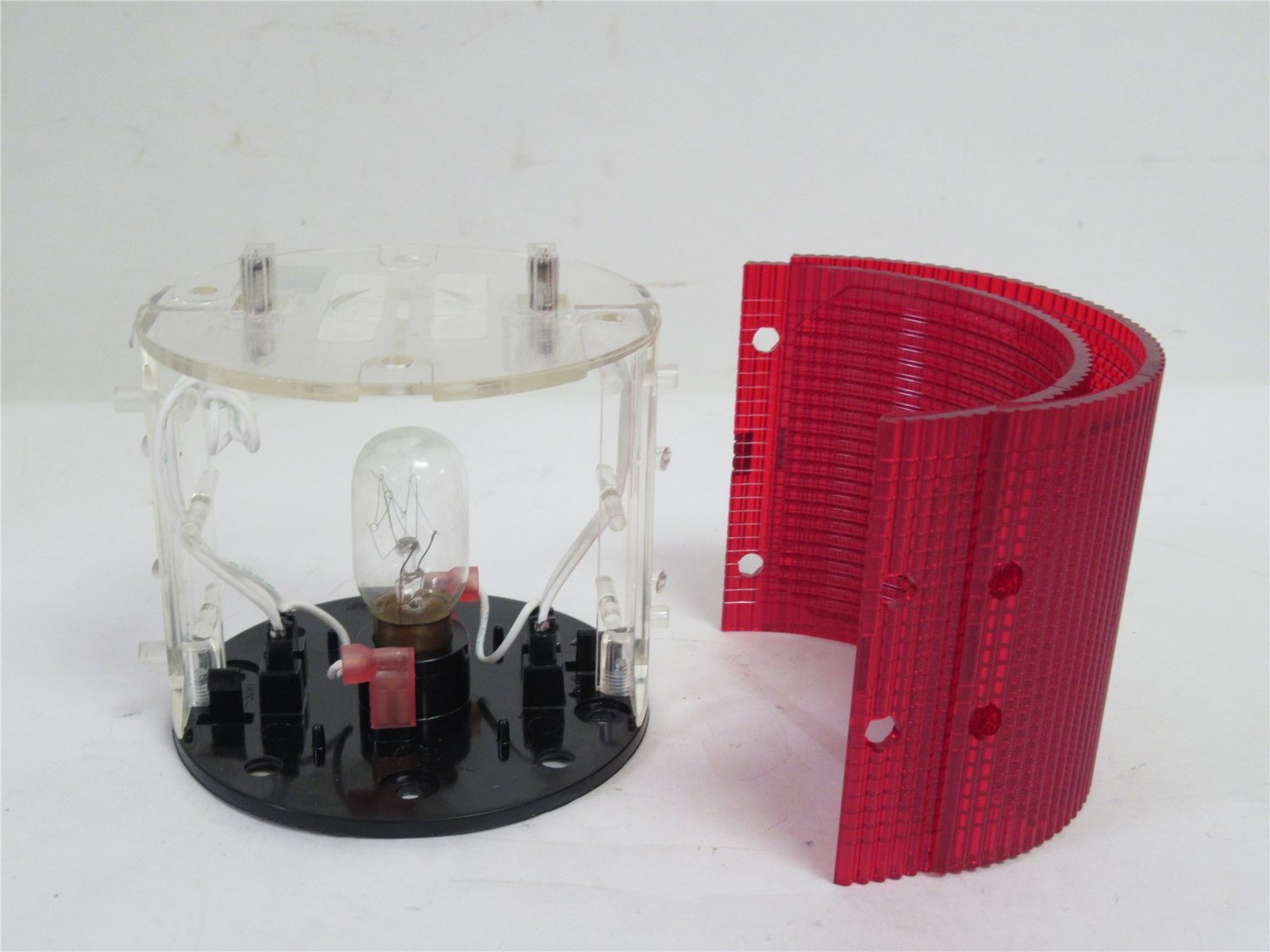 232012 New-Incomplete; Federal Signal LSL-120R Light Module; 120VAC; Red