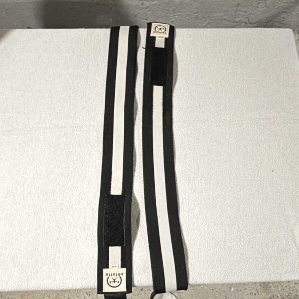 ELITEFTS 80CM Wrist Wraps Black White